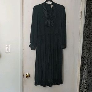 Vintage Alexis H. Black Dress